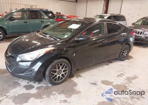 2011 Hyundai Elantra Gls (Ulsan Plant) z USA, uszkodzony, nr VIN KMHDH4AE2BU125343